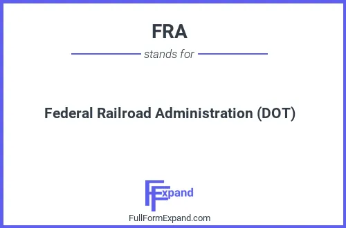 Full form of FRA