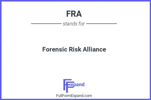 Full form of FRA