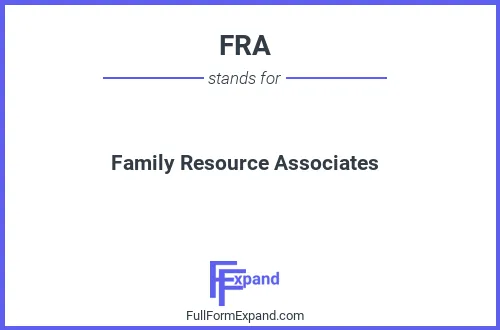 Full form of FRA
