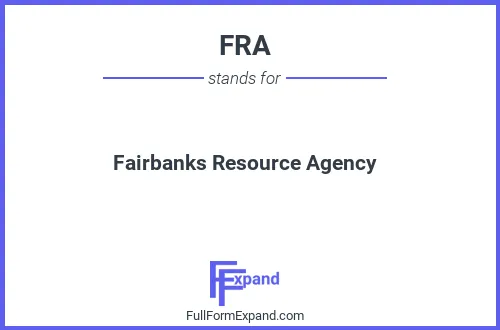 Full form of FRA