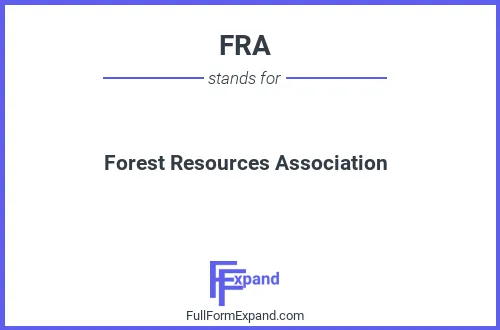 Full form of FRA
