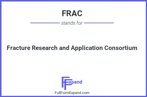Full form of FRAC