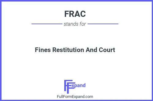 Full form of FRAC