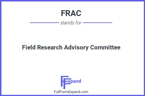 Full form of FRAC