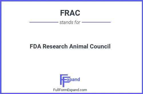 Full form of FRAC