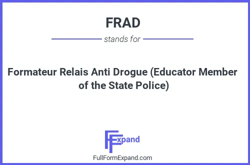 Full form of FRAD