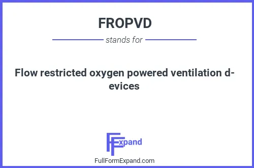 Full form of FROPVD