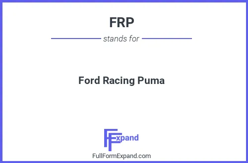 Full form of FRP