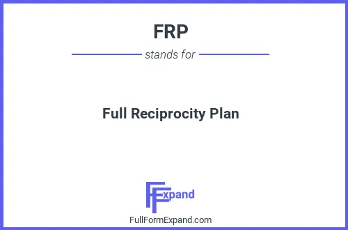 Full form of FRP