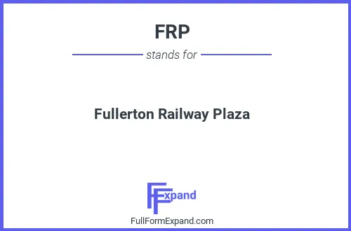 Full form of FRP