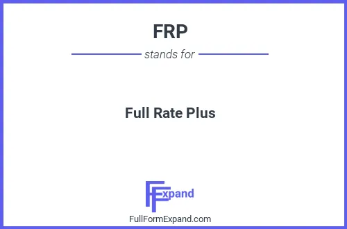 Full form of FRP