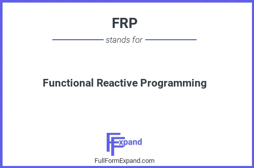 Full form of FRP