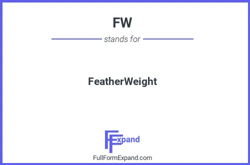 Full form of FW