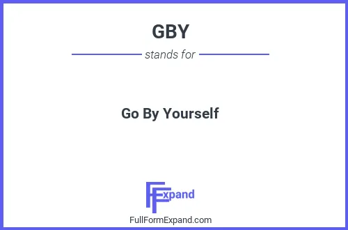 Full form of GBY