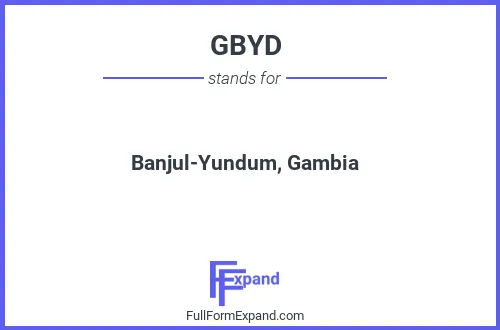 Full form of GBYD