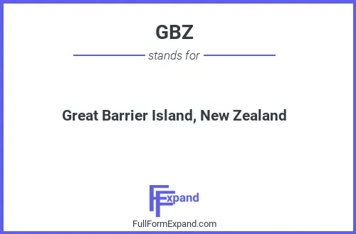 Full form of GBZ