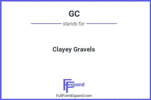 Full form of GC