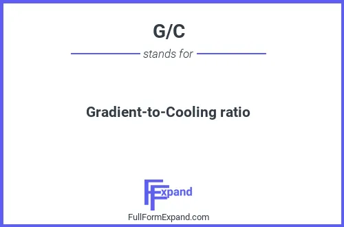 Full form of G/C