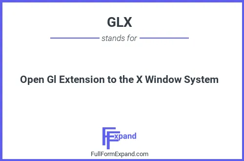 Full form of GLX