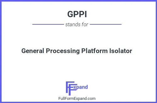 Full form of GPPI