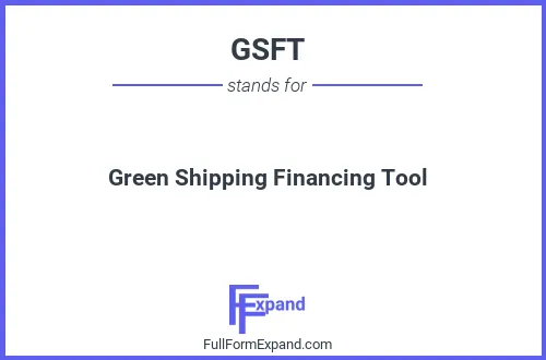 Full form of GSFT