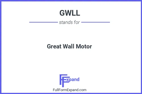 Full form of GWLL