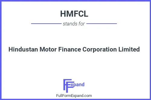 Full form of HMFCL