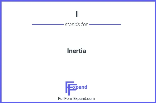 Full form of I