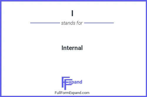 Full form of I
