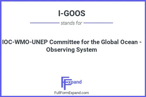 Full form of I-GOOS