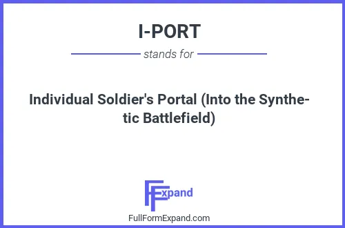 Full form of I-PORT