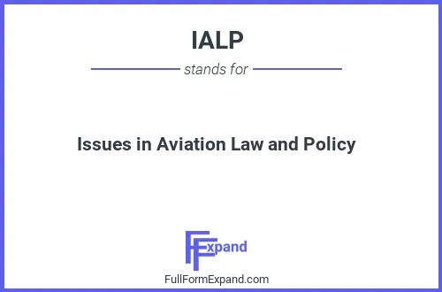 Full form of IALP