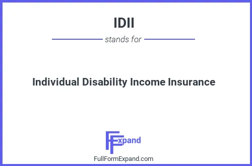 Full form of IDII