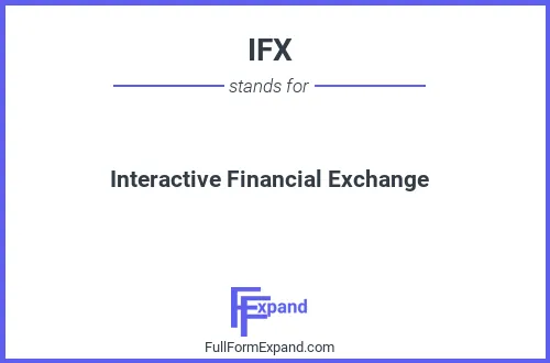 Full form of IFX