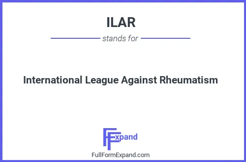 Full form of ILAR