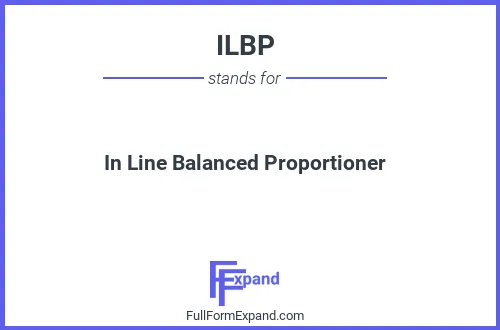 Full form of ILBP