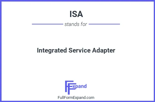 Full form of ISA