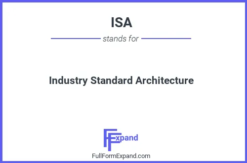 Full form of ISA