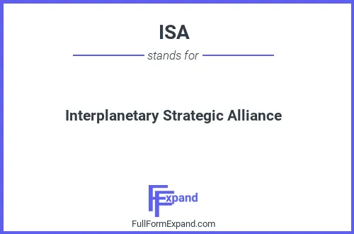 Full form of ISA