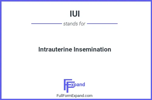 Full form of IUI