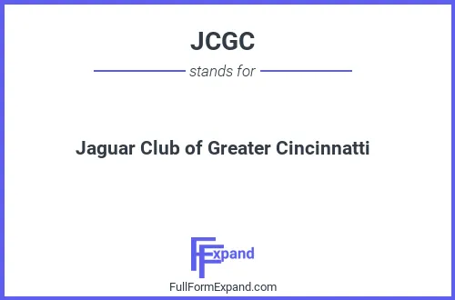 Full form of JCGC