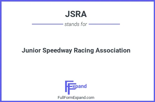 Full form of JSRA
