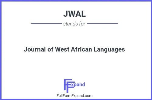Full form of JWAL