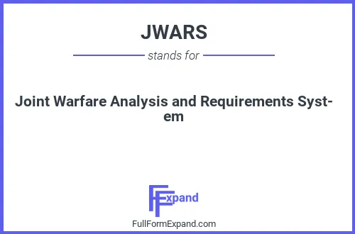 Full form of JWARS