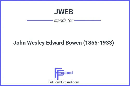 Full form of JWEB