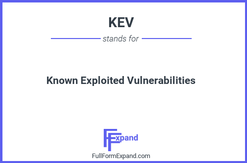 Full form of KEV