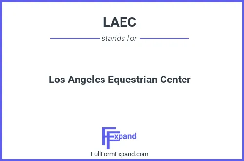 Full form of LAEC