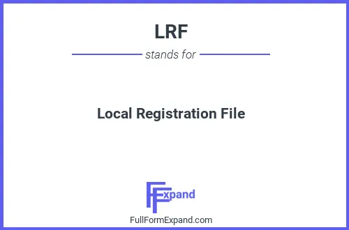 Full form of LRF