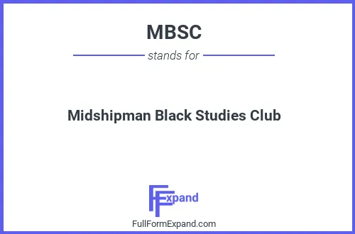 Full form of MBSC