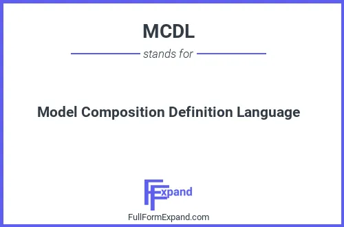 Full form of MCDL
